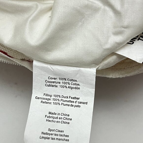 Anthology Elephant Embroidered Duck Down Square Throw Pillow - Picture 9 of 9